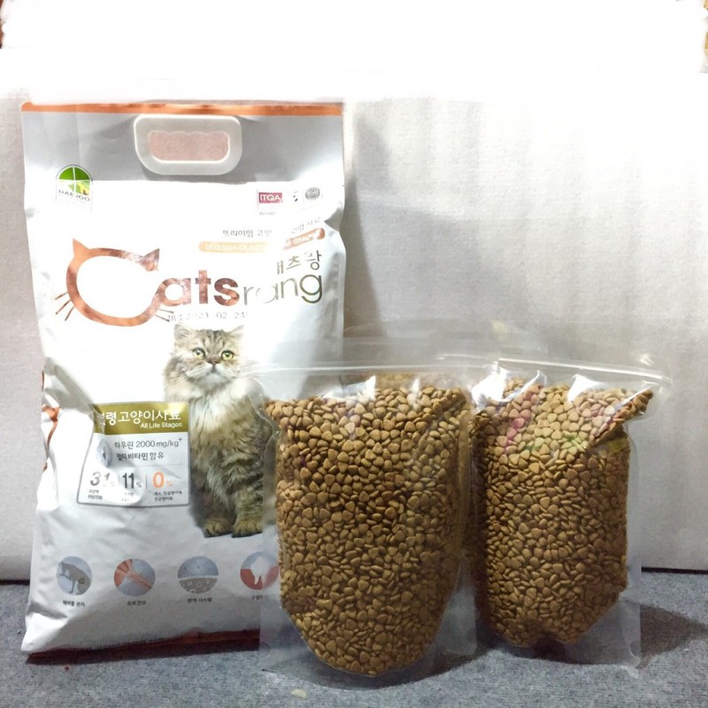 Hạt Catsrang Cho Mèo Lớn | Túi Zip 1kg | Catrang