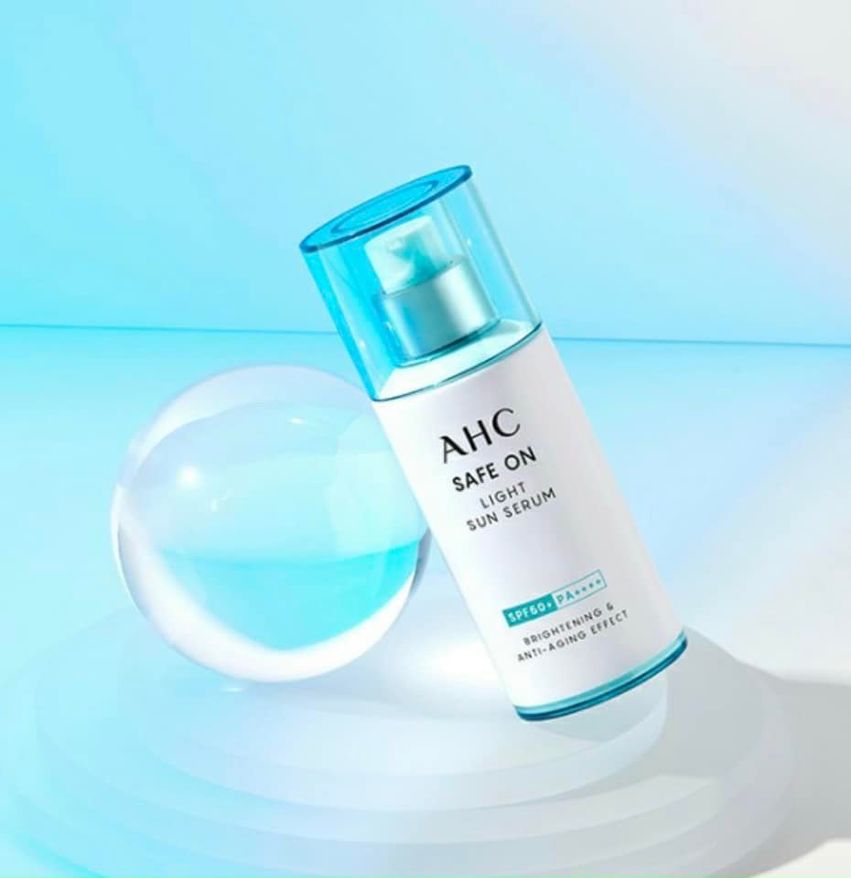 KEM CHỐNG NẮNG AHC SAFE ON LIGHT SUN SERUM SPF50