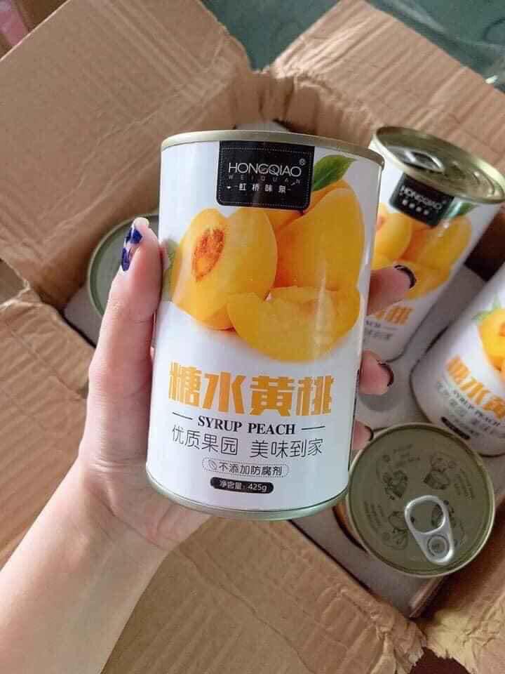 1 lon đào ngâm 425g/lon (bán lẻ)