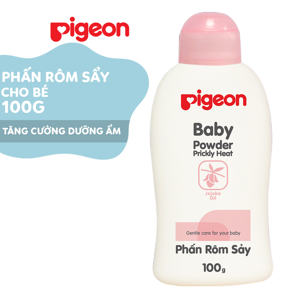 Phấn rôm sẩy Pigeon nắp màu 100g
