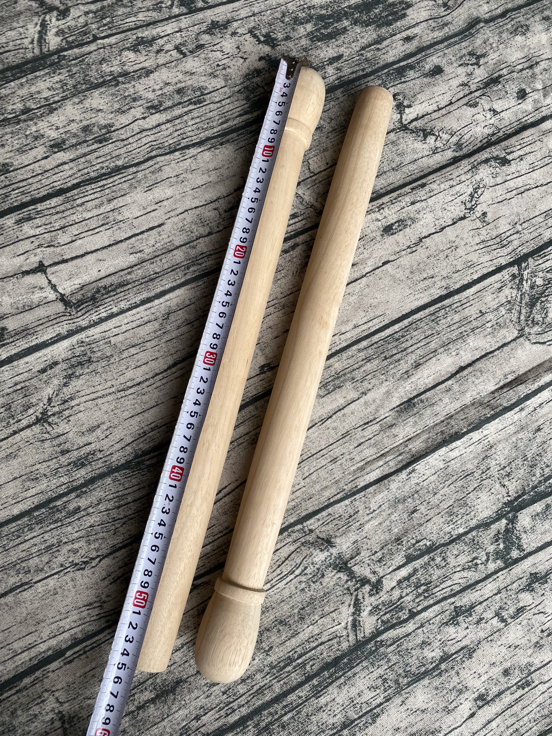 DÙI TRỐNG GỖ TO DÀI 55CM GỖ CAO SU