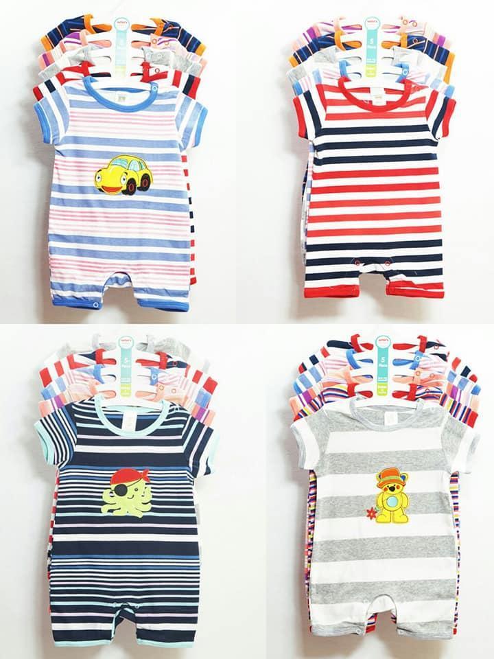 [HCM]Set 5 bộ body Đùi liền quần dành cho bé trai ( Màu ngẫu nhiên )