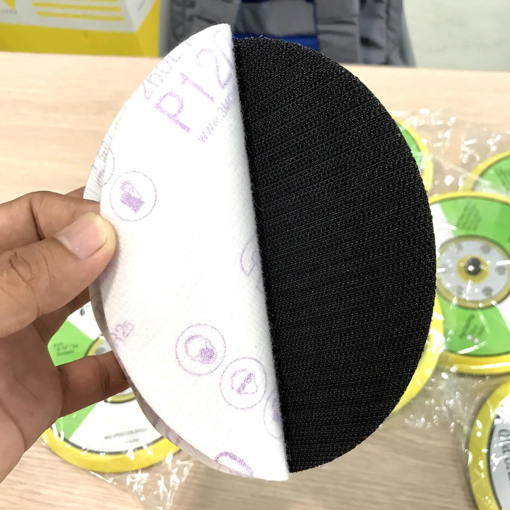 Đế máy chà nhám hơi tròn 5",6"(125mm, 150mm)