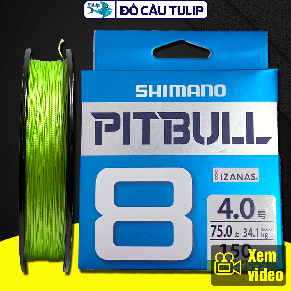 Dây Dù Câu Cá SHIMANO PITBULL X8 CAO CẤP (150 Mét) - Dây Dù Câu Cá Siêu Bền , Dây Dù Câu Lure , Dây Dù Câu Cá Lóc shop có đủ size - Đồ Câu SHIWA