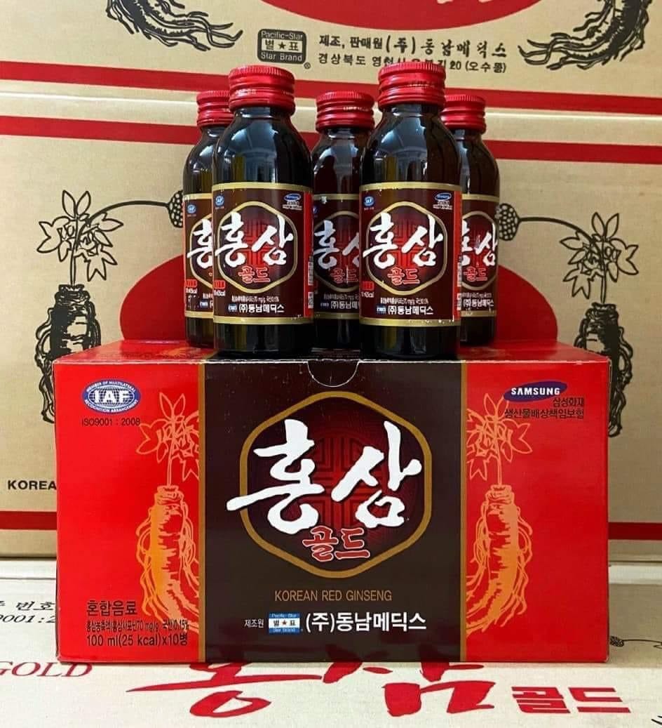 Nước Hồng Sâm Hàn Quốc (hộp 10 chai)