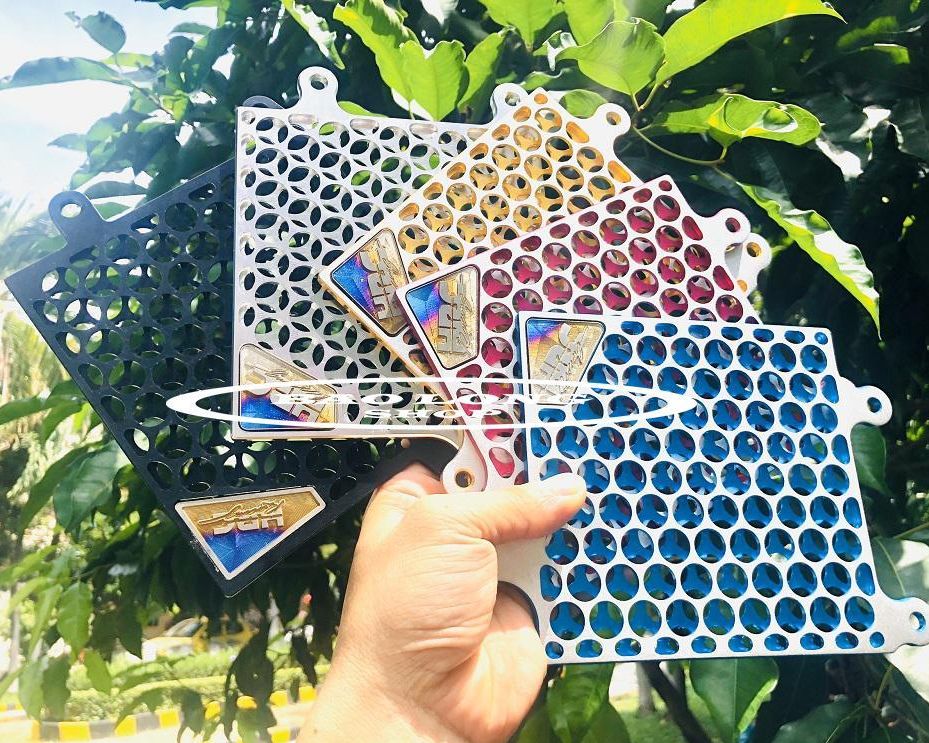 Che Két Nước Nhôm CNC 3D gắn VARIO,AIRBLADE,SH...(NHIỀU MÀU)