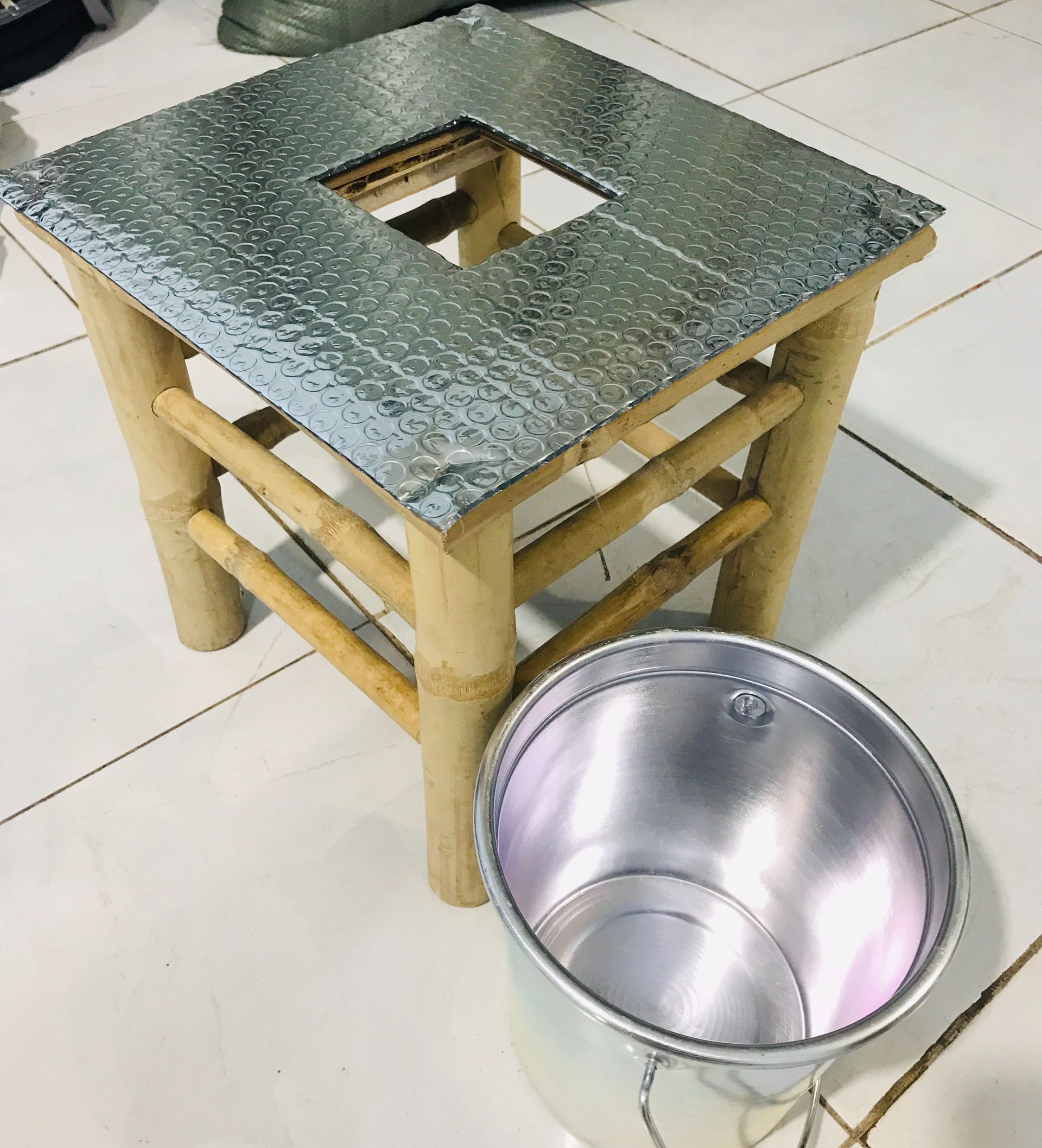 Ghế xông phụ khoa+xô(tặng đệm ghế)