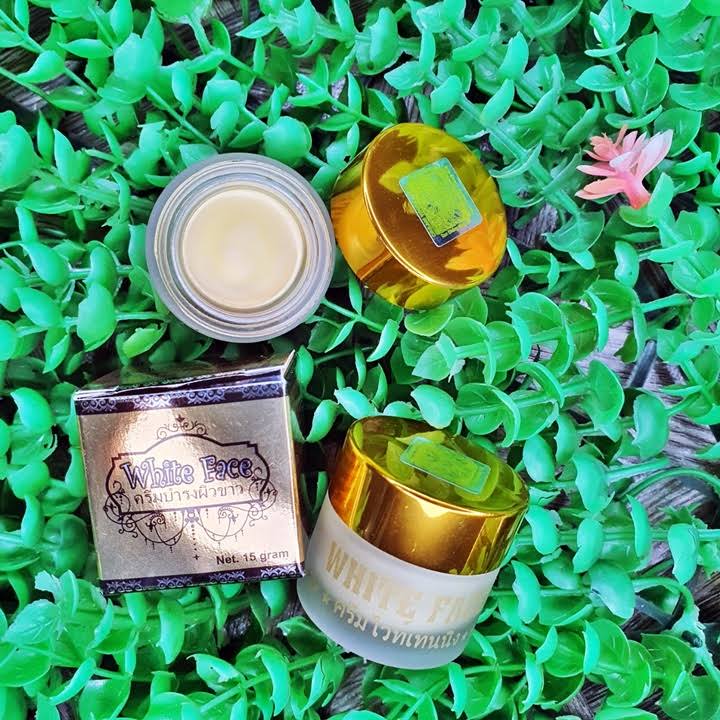 (Combo 5 Hộp) Kem Trắng Da White Face Thái Lan xóa Thâm Mụn, Nám