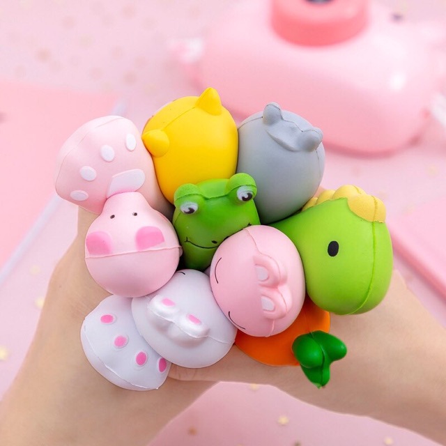 Bút Bi Nước Squishy Nhiều Hình Dễ Thương