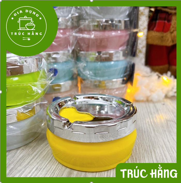 Gạt tàn thuốc xoay tròn nhiều màu