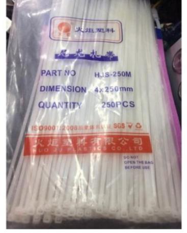 Dây thít (nylon cable) 4x250mm 250 sợi/túi