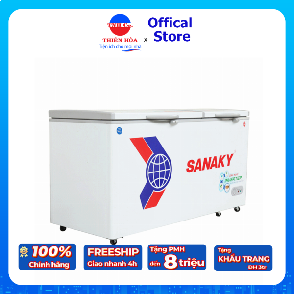 Giá bán [Điện máy Thiên Hoà]Tủ Đông Sanaky Inverter 365 Lít VH-5699W3