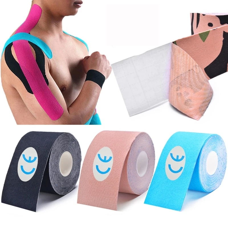 [5CM DÀI 500CM] Băng Dán Cơ Thể Thao, Băng Keo Dán Cơ Đa Năng