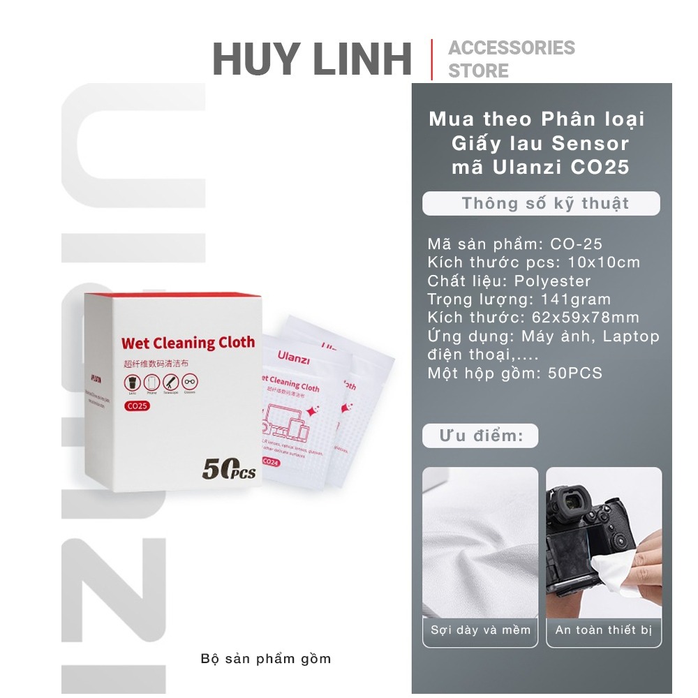 Ulanzi co21 cọ vệ sinh làm sạch cảm biến cmos/ccd cho dòng máy ảnh crop aps-c