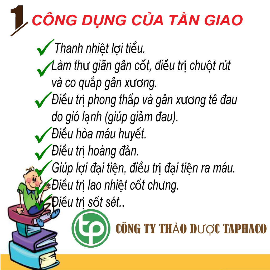 [Hàng công ty mới về] Tần giao sấy khô túi nhỏ loại 100g - Thảo Dược Tấn Phát