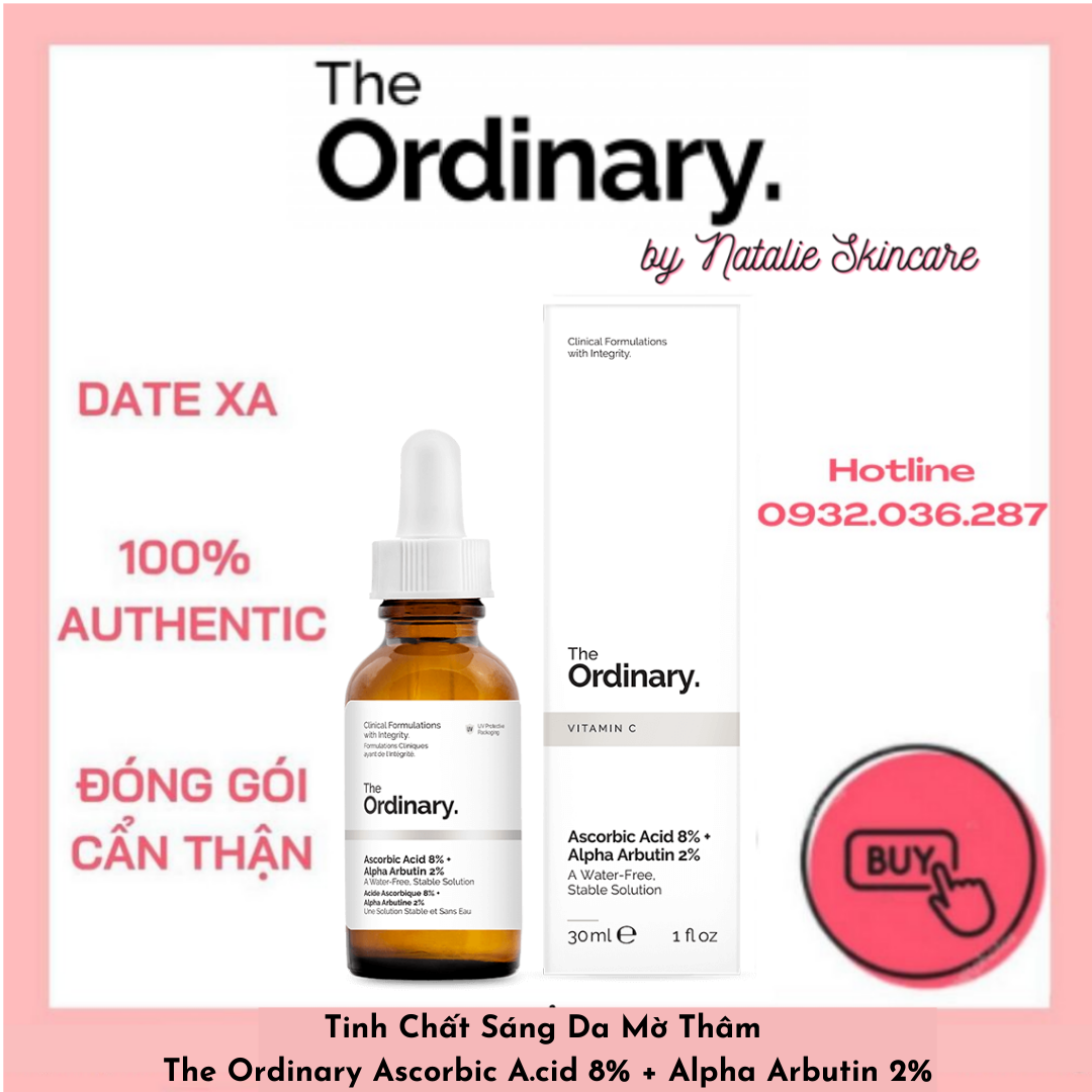 Tinh Chất Sáng Da Mờ Thâm - The Ordinary Ascorbic Acid 8% + Alpha Arbutin 2%