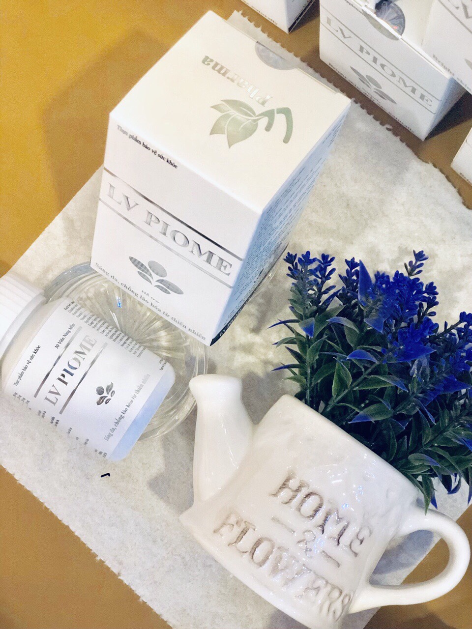 Viên uống trắng da, chống lão hóa LV PIOME