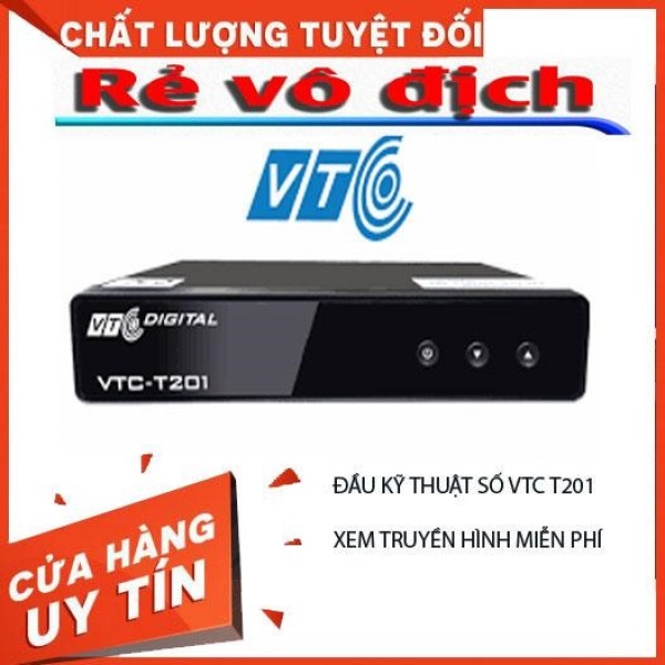 [TRỢ GIÁ] Đầu thu Kỹ thuật số đầu thu truyền hình mặt đất  VTC-DVB -T201. Xem truyền hình