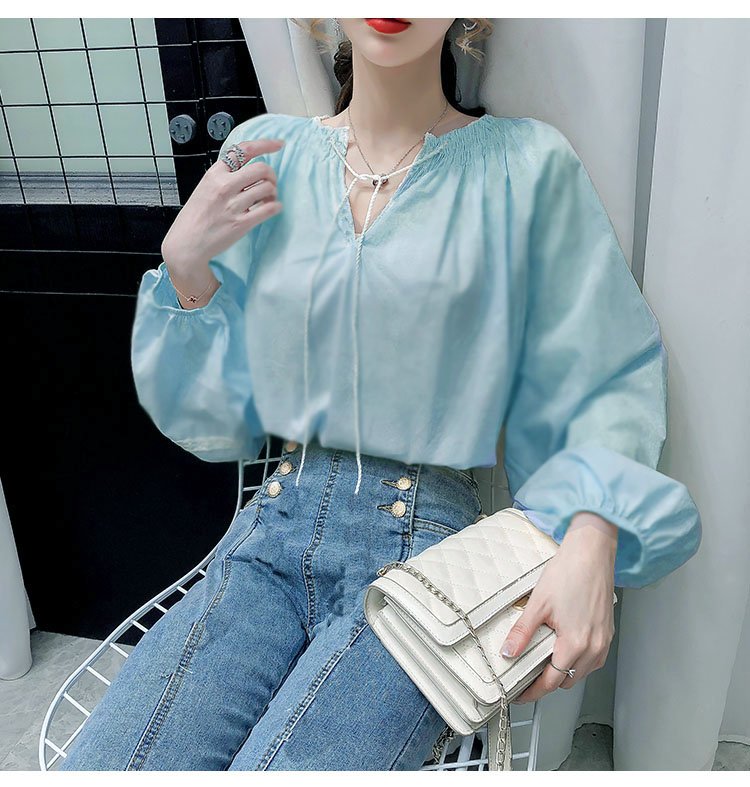[HCM]ÁO NƠ CỔ TAY PHỒNG
