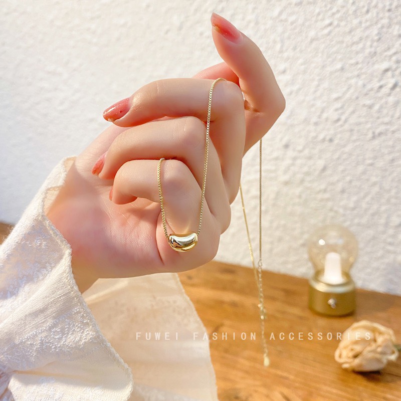Dây chuyền, Vòng cổ nữ basic hạt đậu " Lucky Bean " Her Accessories C33
