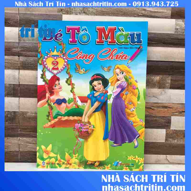 [HCM]TRANH: ✅  ✅ BÉ TẬP TÔ MÀU CÔNG CHÚA.