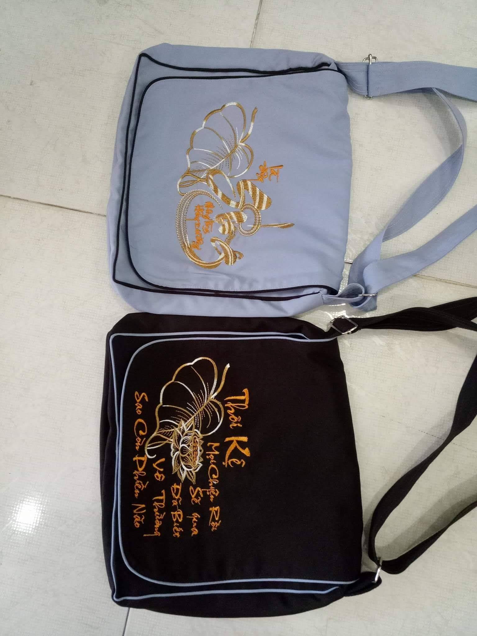 Túi đi chùa đeo chéo 35*35cm