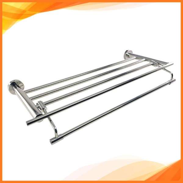 Giá để đồ kết hợp treo khăn inox 304 9224