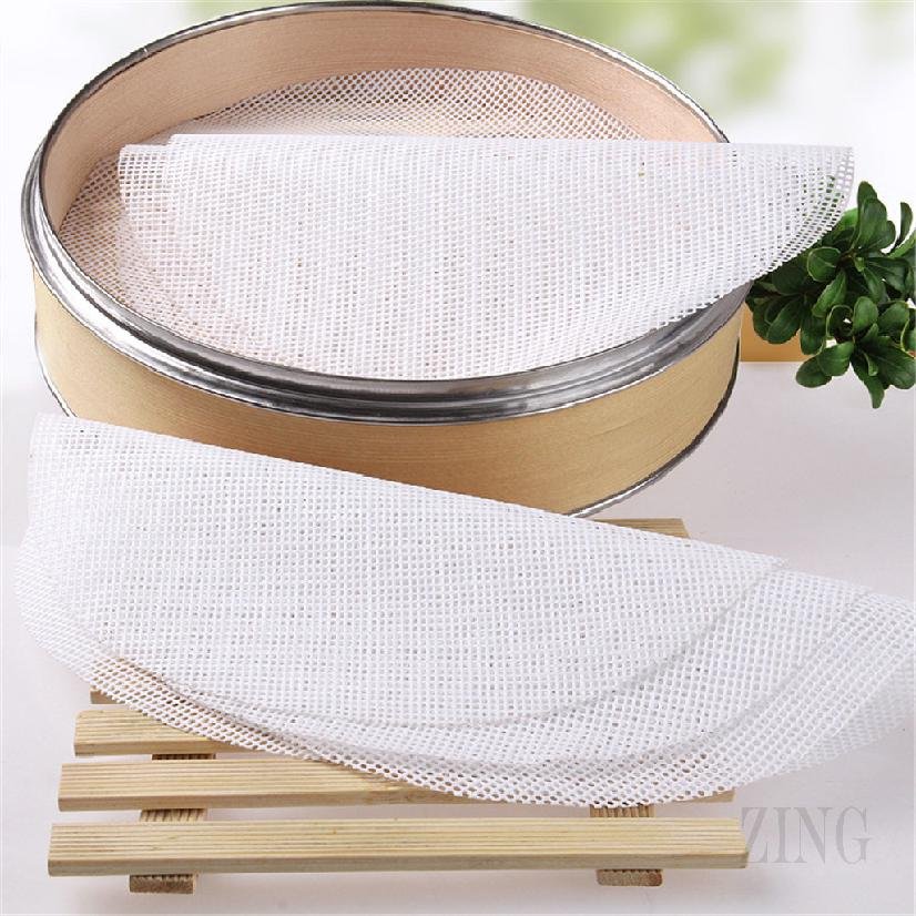 Tấm lưới silicon tròn hấp xôi, bánh bao 32cm
