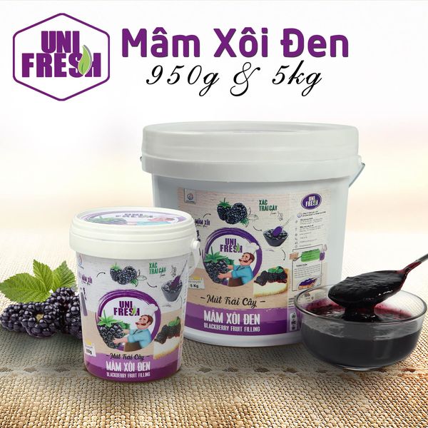Mứt Mâm Xôi Đen Unifresh (950gr)