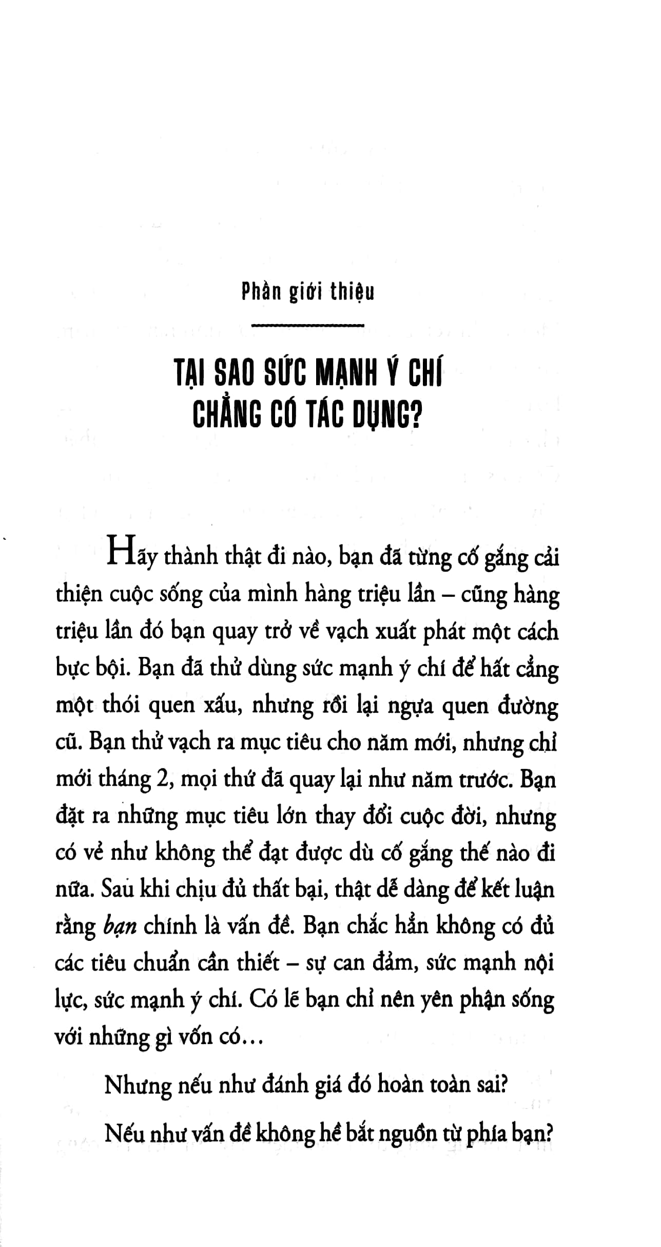 Sách - Kẻ Thù Của Ý Chí
