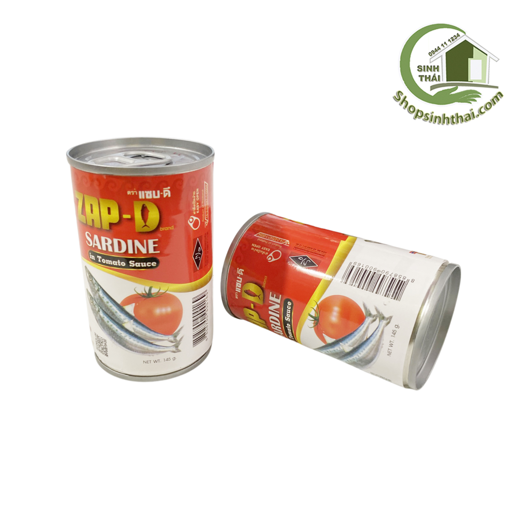 Cá Mòi Zap - D Sardine ( Cá Hộp ) Thái Lan 145g
