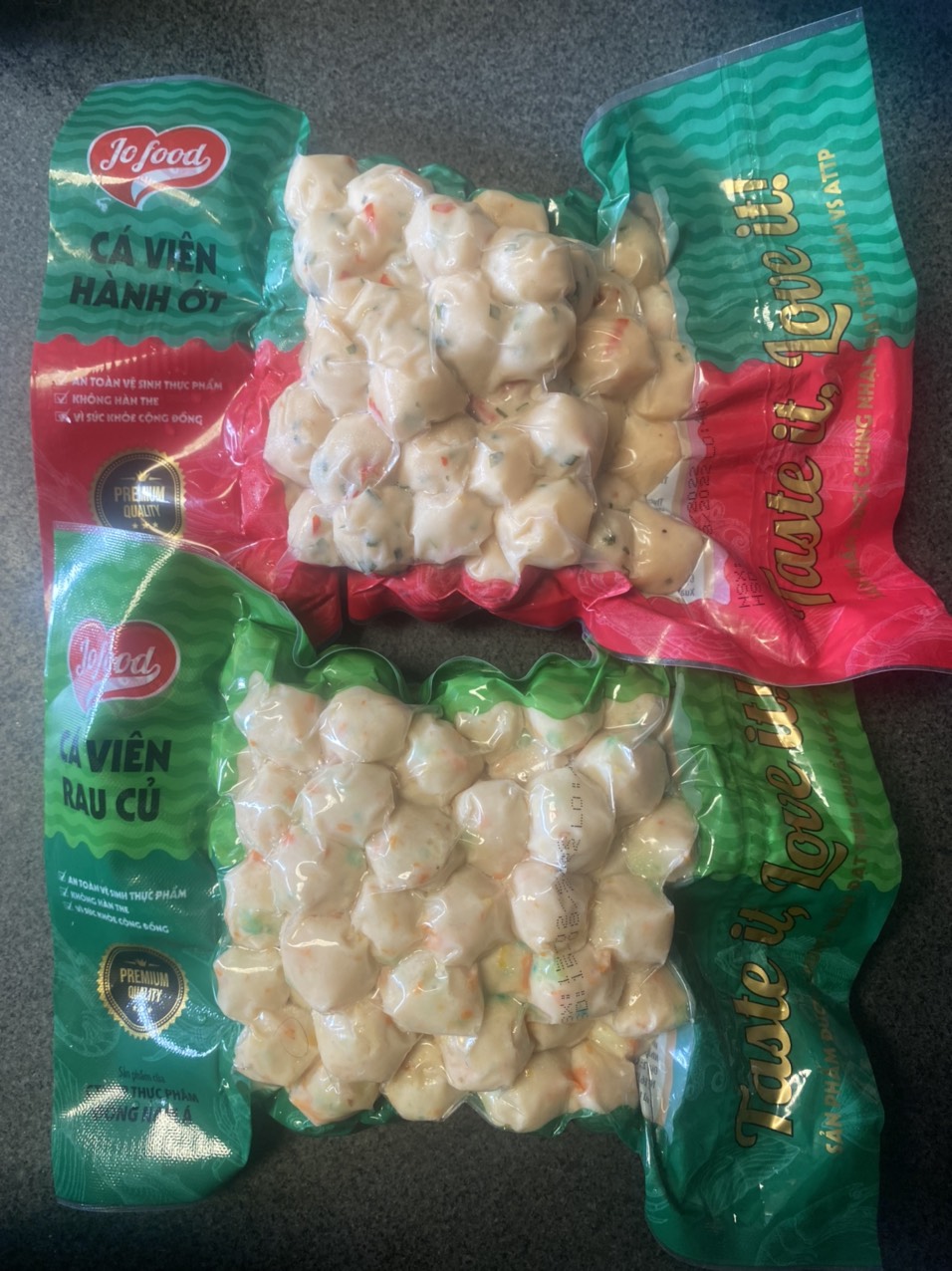 1Kg Cá Viên Hành Ớt_Giao Hỏa Tốc HCM (gồm 2 gói 500g)