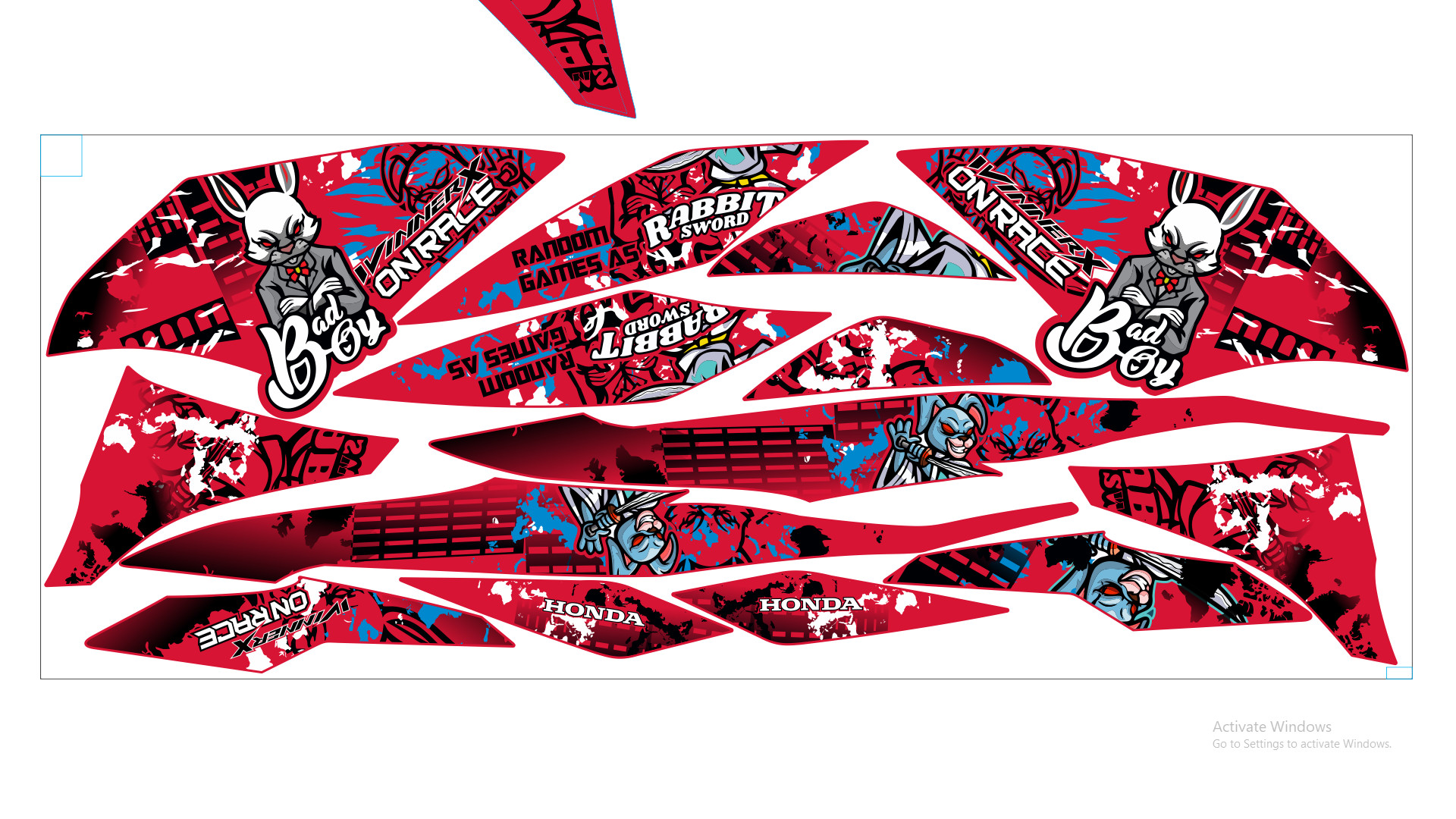 Tem xe winner X con thỏ bad boy