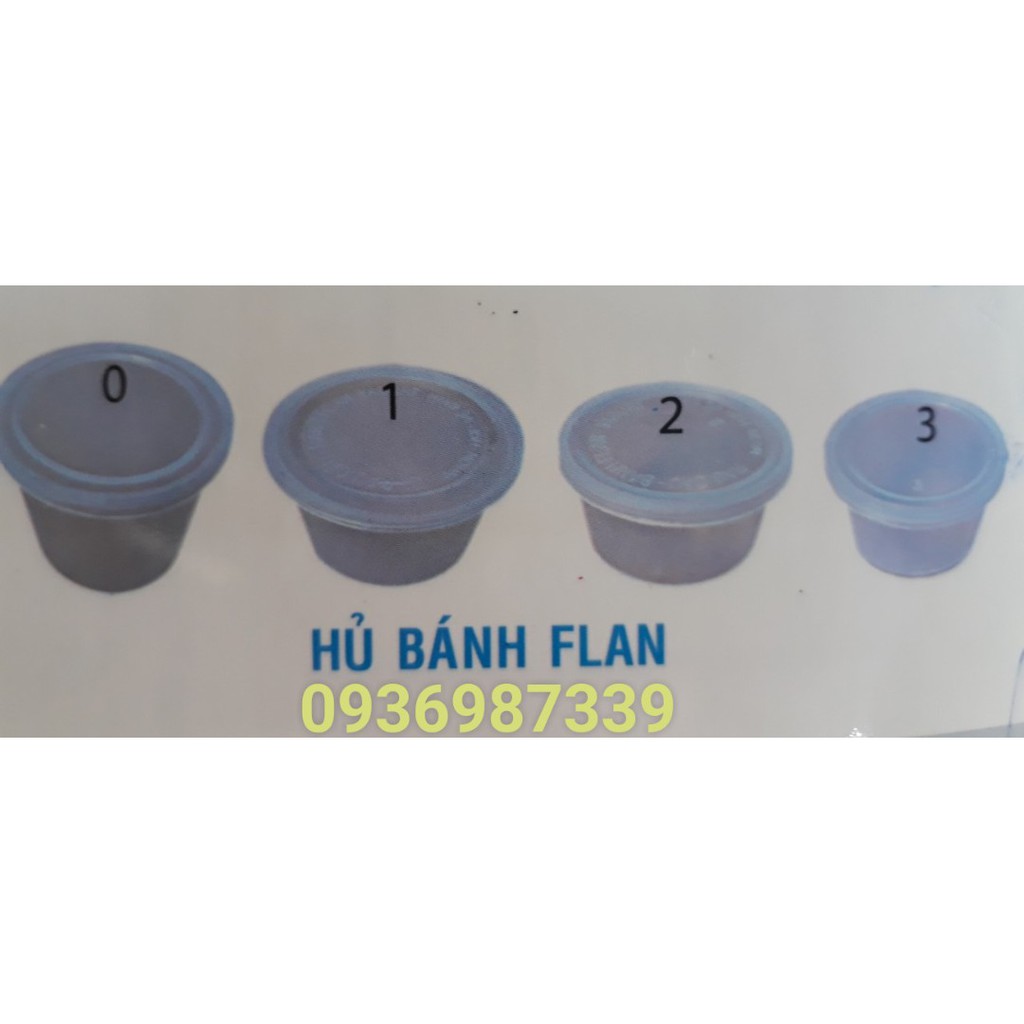 50 HỦ BÁNH FLAN TRÒN SỐ 0