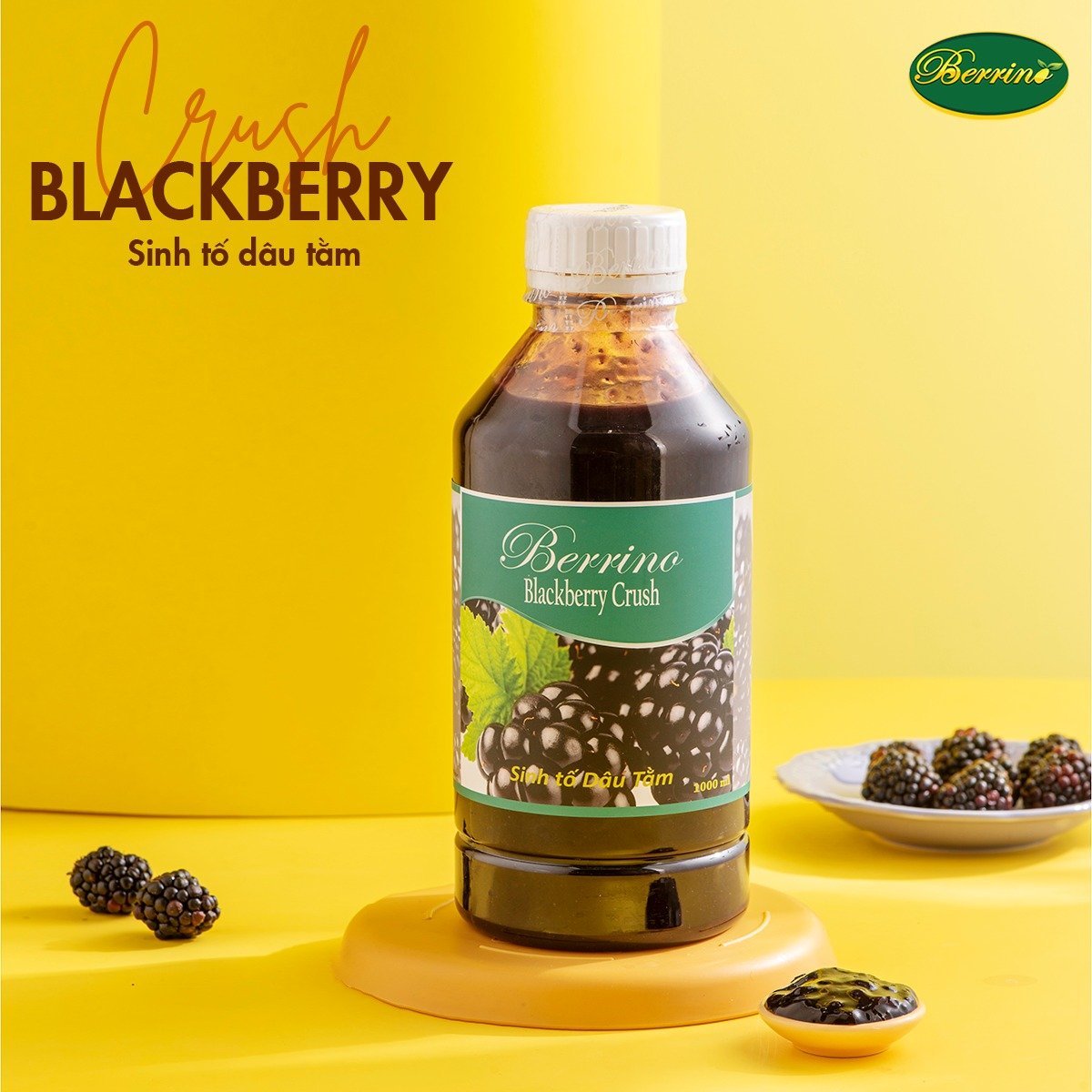 Sinh tố Berrino chai 1L