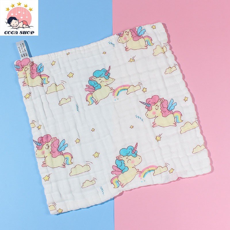 Khăn xô sữa 6 lớp, khăn mặt siêu mềm cho bé