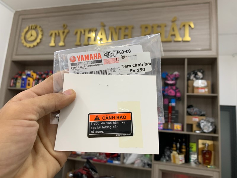 Tem cảnh báo Ex 150 (1 Miếng)