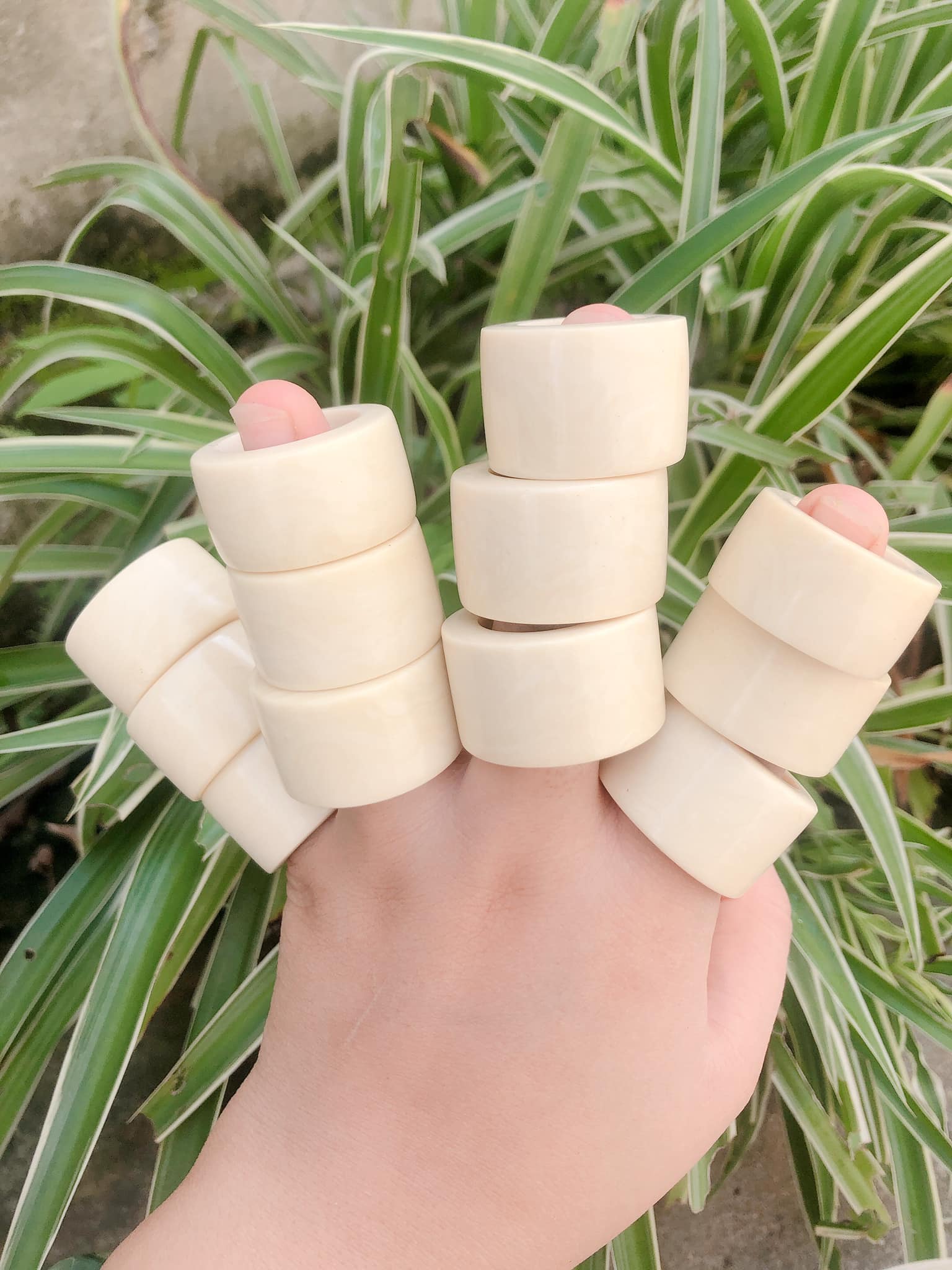 nhẫn xương mỹ nghệ bản càn long