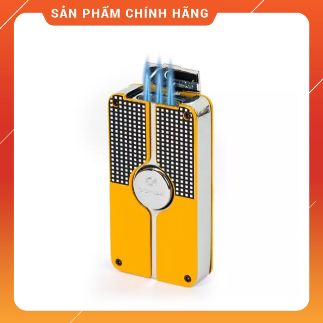 Quẹt Bật Lửa Khò 3 Tia Cohiba COB-001Tích Hợp Đục Thiết Kế Hiện Đại Sang Trọng