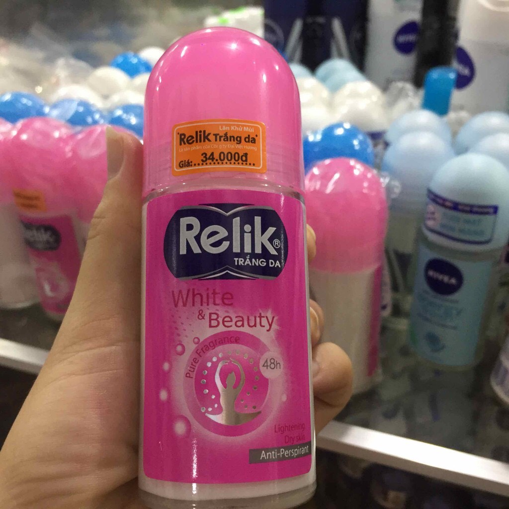 LĂN KHỬ MÙI TRẮNG DA RELIK chai 50ml