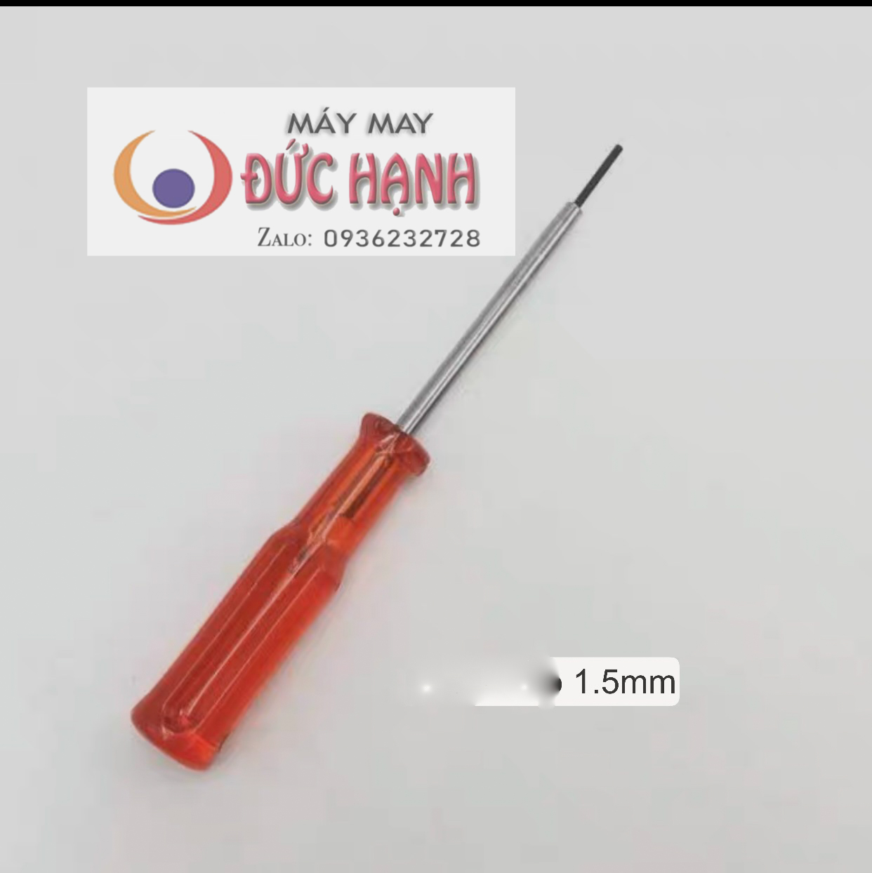 Lục giác 1.5mm - 1.6mm để thay kim máy vắt sổ