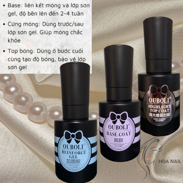 Base - top - cứng móng OUBOLI chính hãng 20ml