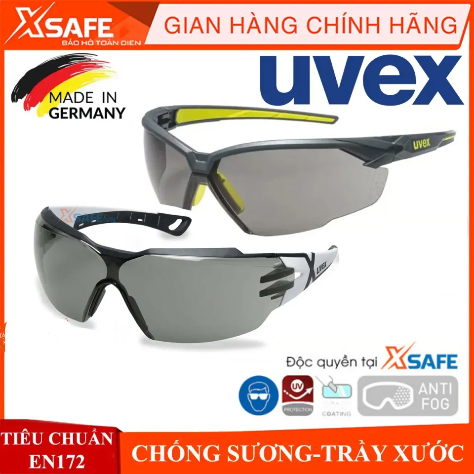 Uvex pheos CX2 9198237 safety glasses (sun glasses) anti-dust steam protection, UV protection glasses for xsafe workwear motorcycle