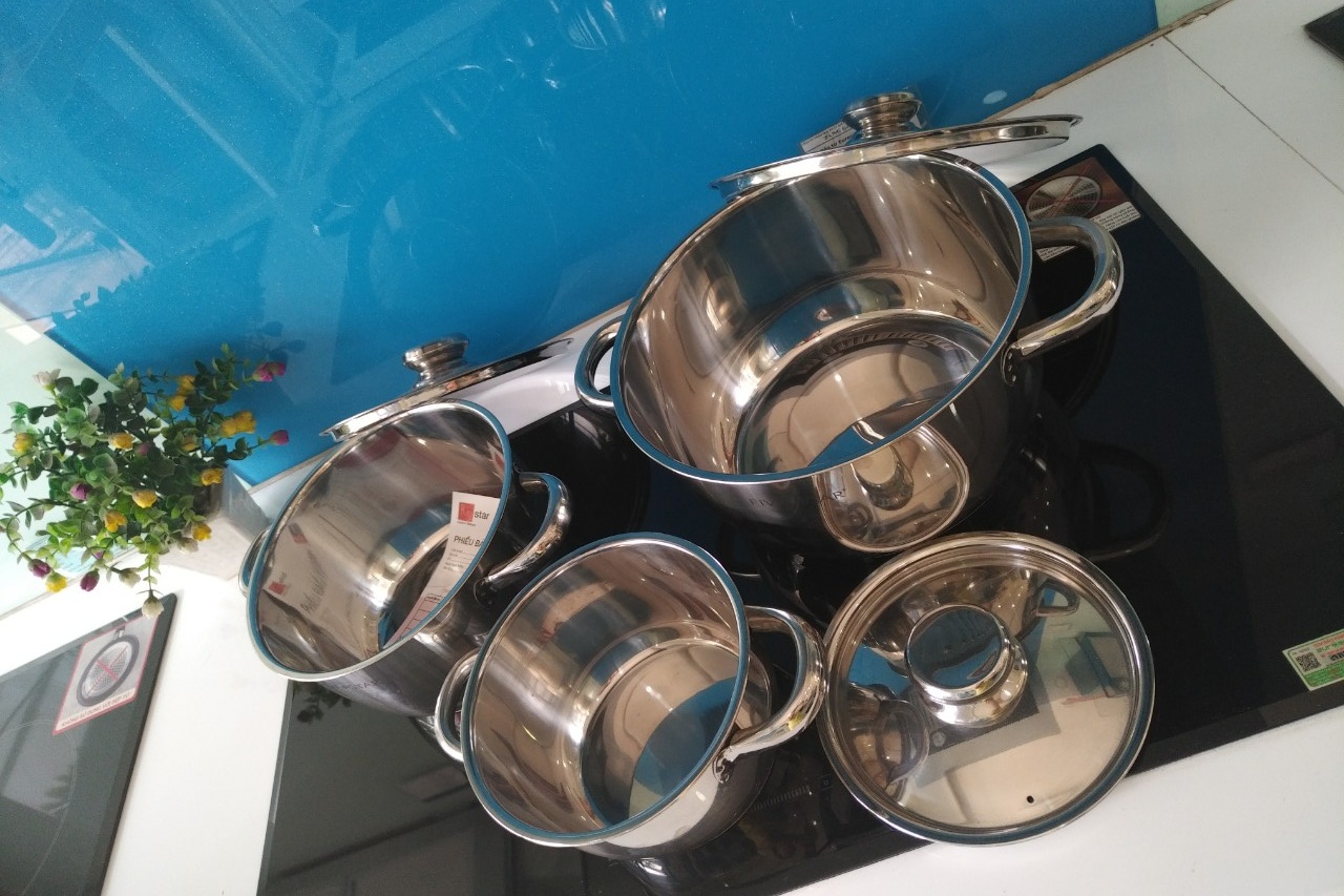 Bộ nồi inox Fivestar (Five star) 6PCS