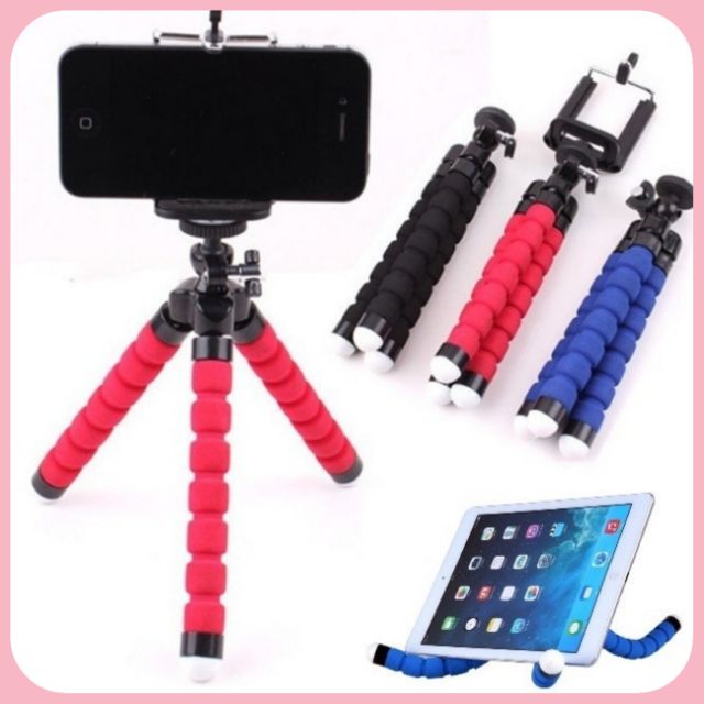 Tripod Chụp Hình 3 Chân Bạch Tuộc Cho Điện Thoại (Kèm Đầu Kẹp ĐT)