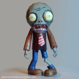 Mô hình giấy 3D Plants & Zombies (thích hợp cho người mới bắt đầu chơi mô hình giấy)