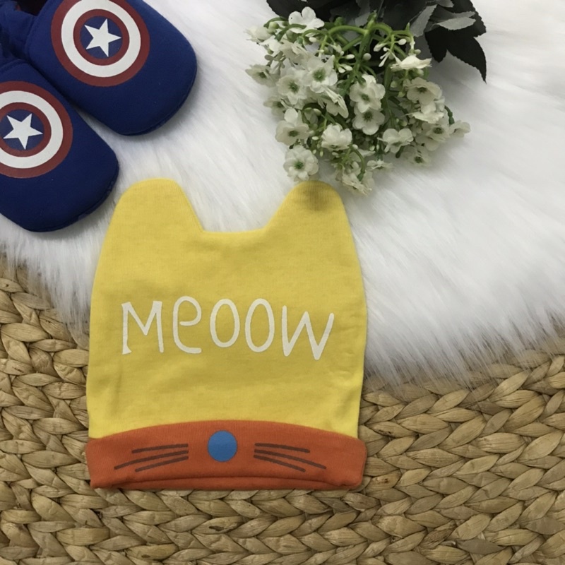 [HCM][Chọn Mẫu] Nón mũ cotton dệt kim co giãn cho bé