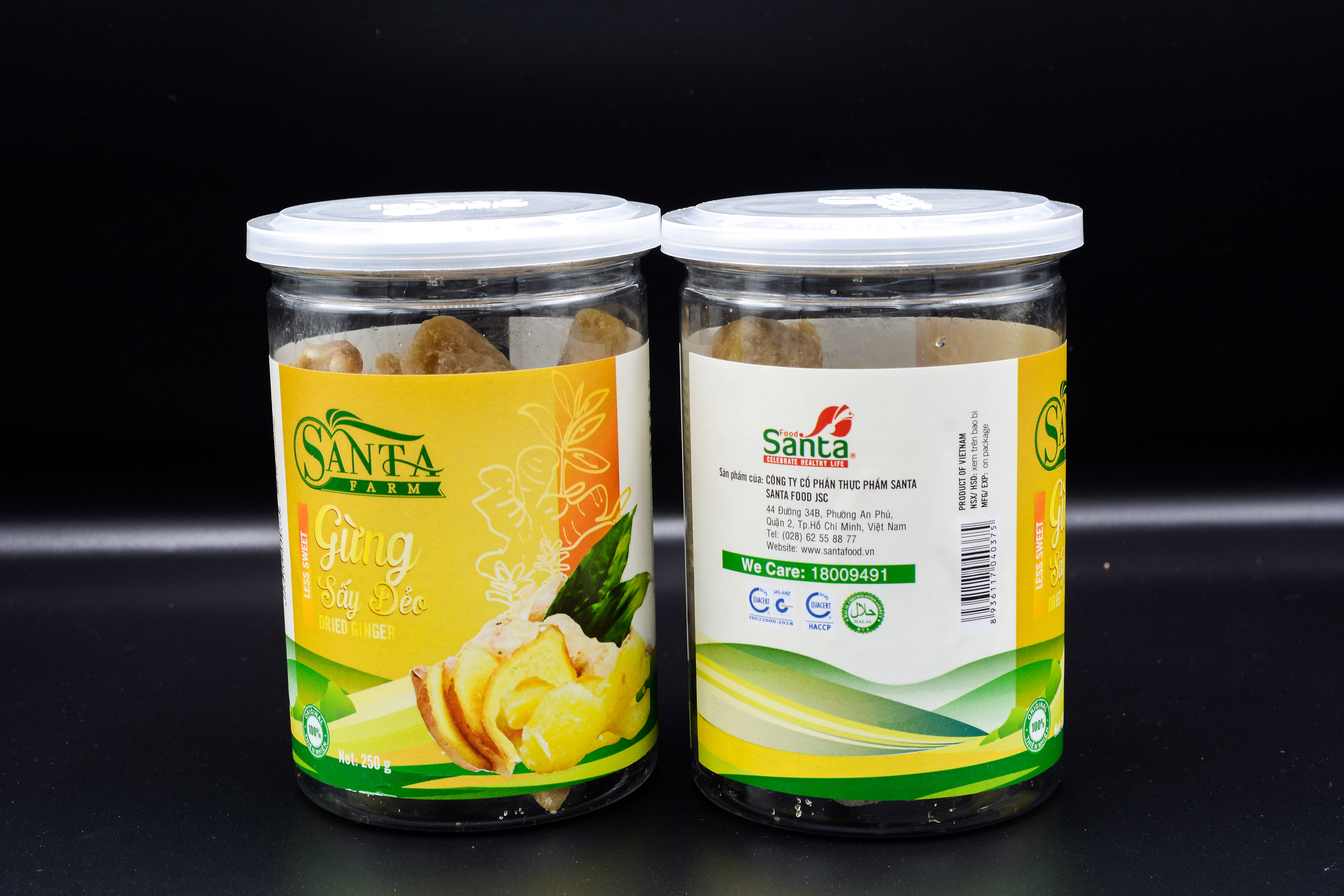 GỪNG SẤY DẺO Mefruits - Hộp 250g