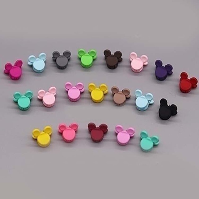 ☀️ ☀️ Set 10 Kẹp Mini Gắn Tóc Cho Bé Hình Chuột Mickey