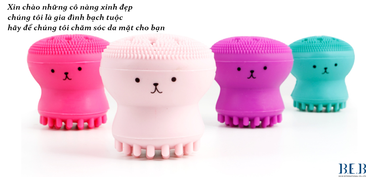 [HCM][xả kho] Rửa mặt bạch tuộc Etude house silicon